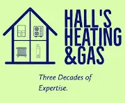 Hall's Heating & Gas Services Logo