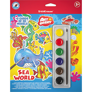 Игровой 3D пазл для раскрашивания ArtBerry Sea World Erich Krause за 195 руб.