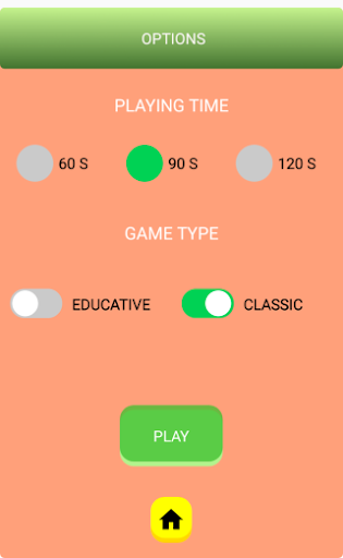 Screenshot BAC Categories Game