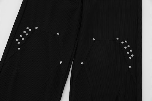 Title 12, Mens Wide-leg Personal Leisure Trousers Comfor...