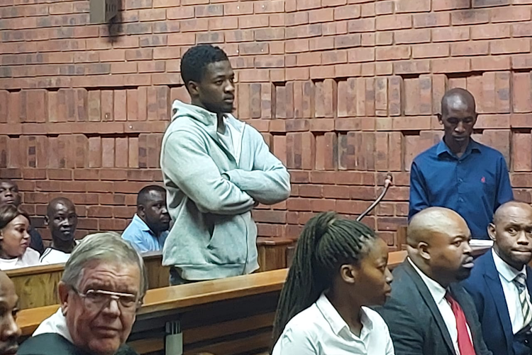 Ngcebo Thusi appearing in the Pretoria magistrate's court. File image