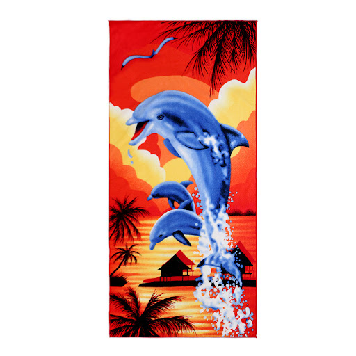 Title 3, Quick-drying microfiber digitally printed towel...