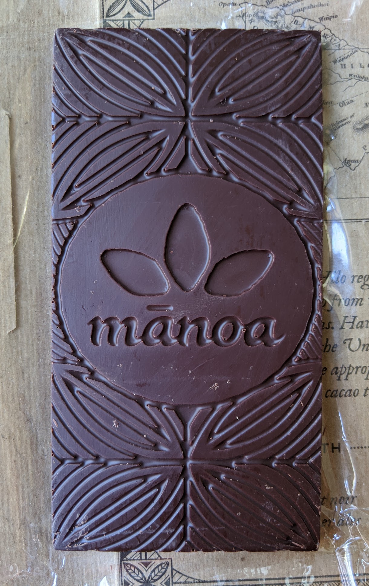 70% manoa chocolate hawaii bar