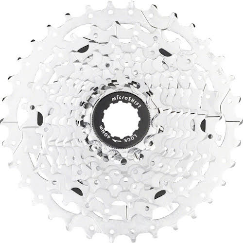 MicroShift H11 Cassette - 11 Speed, 11-34T, Silver, Chrome Plated