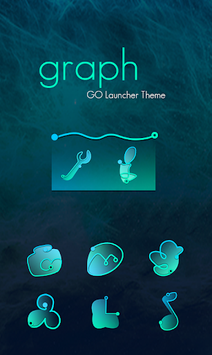 Graph GO Launcher Theme