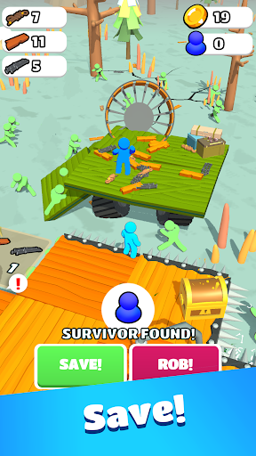 Screenshot Zombie Raft