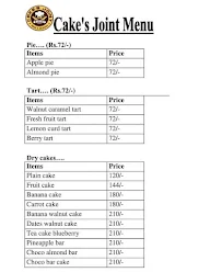 Cake's Joint menu 7