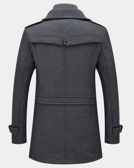 ONESTAND 2024 Casual Overcoat for Autumn Winter Men's Jac... - 3