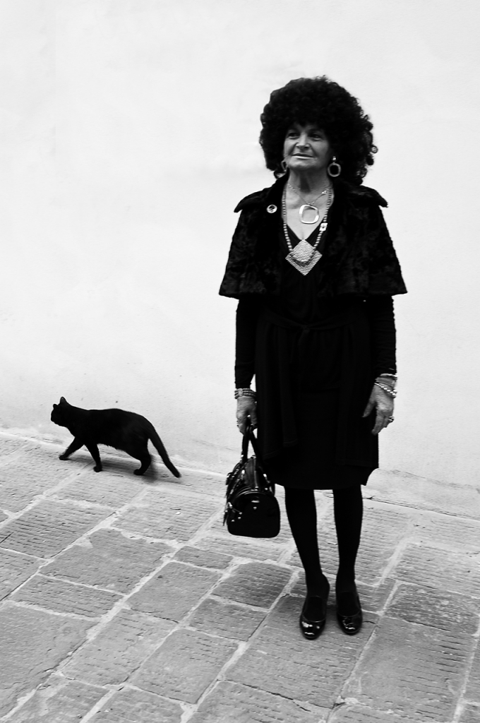 Signora con gatto di ilciclonelatino