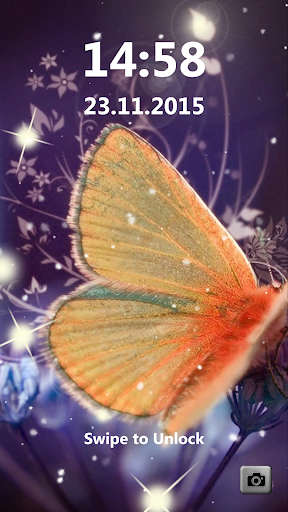 Butterfly Lock Screen