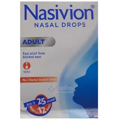 Nasivion Nasal Drop Adult 0.05% Nasal Drops