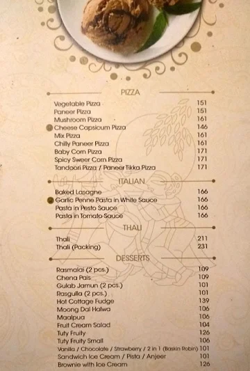Kaveri Restaurant menu 