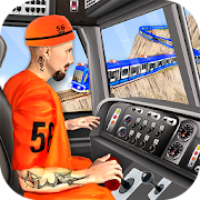 Police Train Prisoner Escape Plan: Train Games  Icon