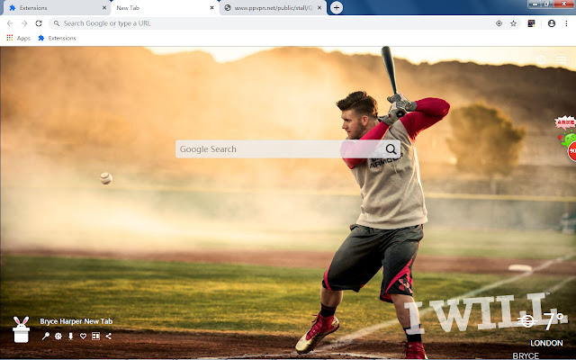 Bryce Harper New Tab, Wallpapers HD