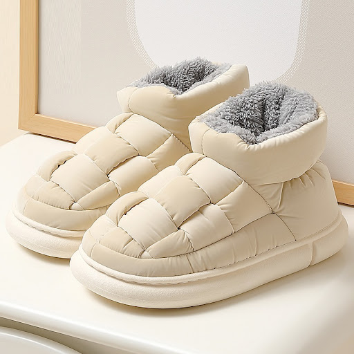 Title 3, Waterproof Indoor Warm Plush High Soled Cotton ...