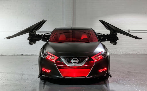 Futuristic Car with Winged Design Catches screenshot 2