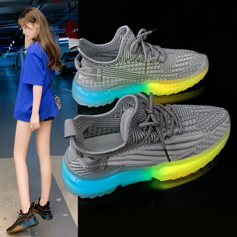 Scarpe da corsa coreane estive da donna, nuovo stile studentesco, scarpe sportive leggere e traspiranti, ideali per lo sport e il tempo libero, comode.