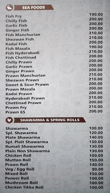 Hut Dhabaa menu 