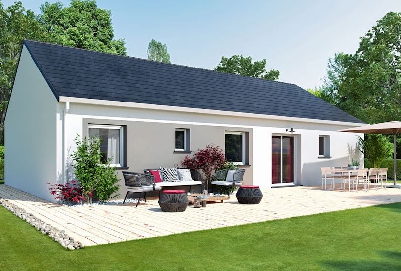  Vente Terrain + Maison - Terrain : 814m² - Maison : 91m² à Perrecy-les-Forges (71420) 