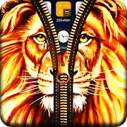 Lion Zipper Lock Screen  Icon