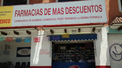 Farmacias De Mas Descuentos Carretera A Zaachila Km 4 S/N, Rufino Tamayo, 71230 Santa Cruz Xoxocotlan, Oax. Mexico