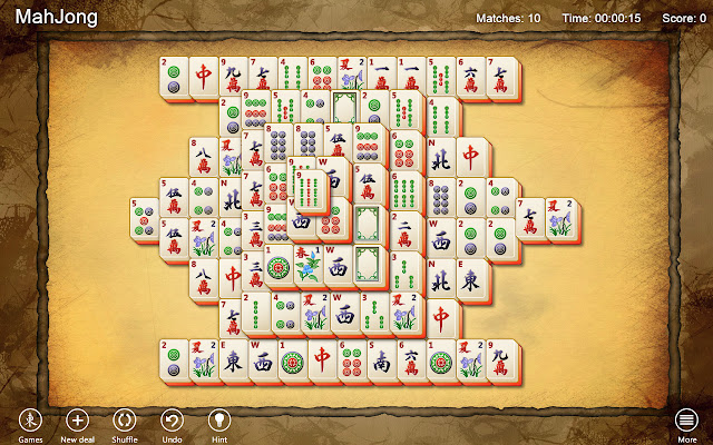 Mahjong chrome extension