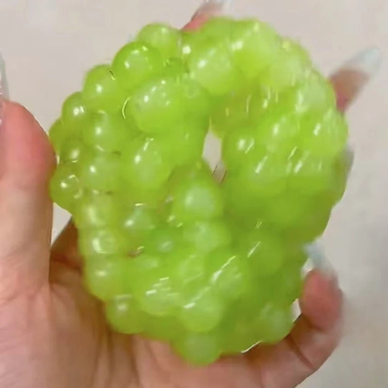 Title 2, Green Fruit Explosive Bead Squeezing Toy Plasti...