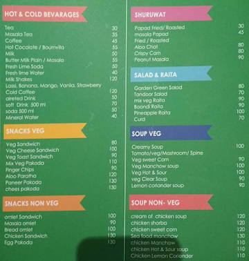 Sanket's Barbeque Delight menu 