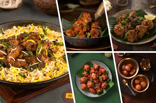 Pepper Chicken Biryani Family Combo (Serves 4)