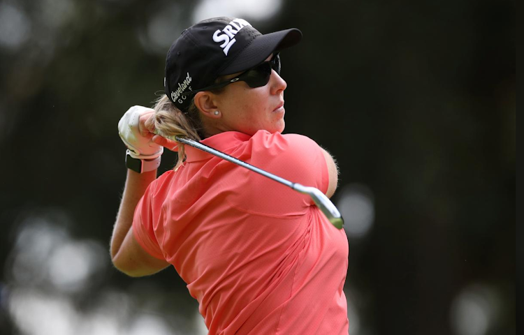 South Africa’s Ashleigh Buhai in action during the 2019 British Open