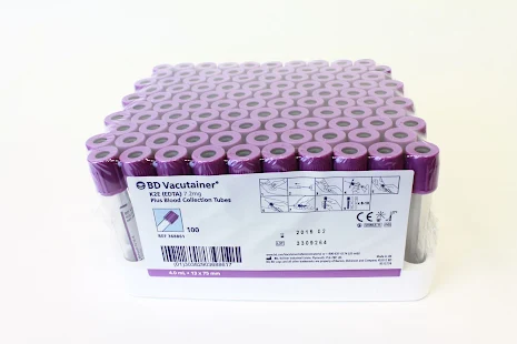 Vacutainer 4ml EDTA plast /100