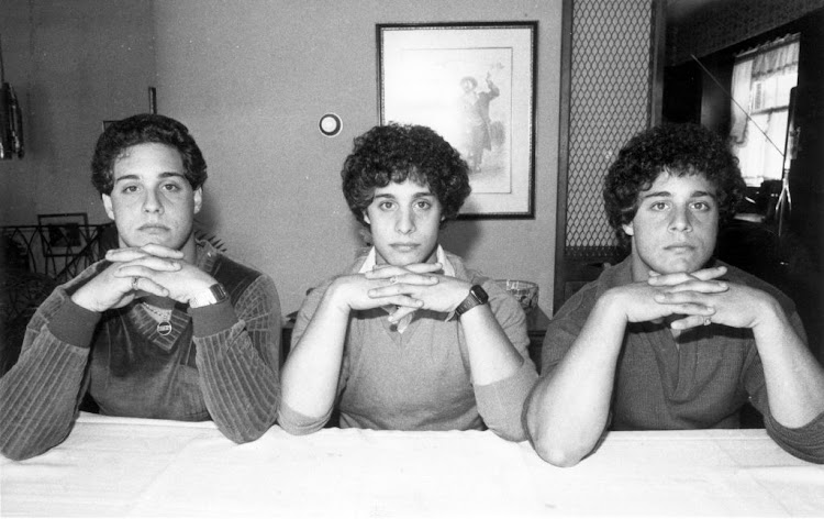 Robert Shafran, David Kellman and Eddy Galland, identical triplets who had been secretly separated at birth, were reunited when they were 19 years old.