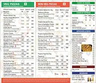 The Pizzarias menu 1