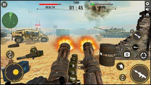 Military Gunner Guns War Weapons Shooter Simulator