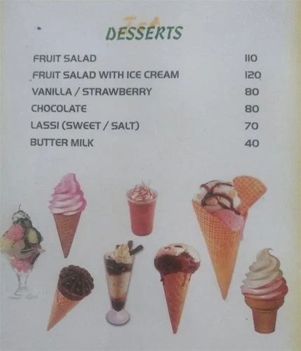 Pramukh Family Restaurant menu 