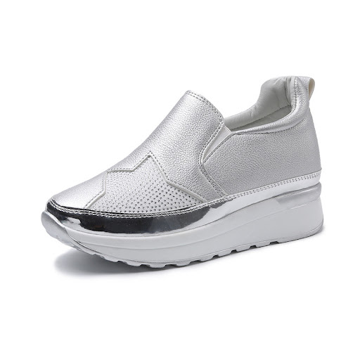 Title 7, New Casual Inner Heightening Rhinestone Loafers...