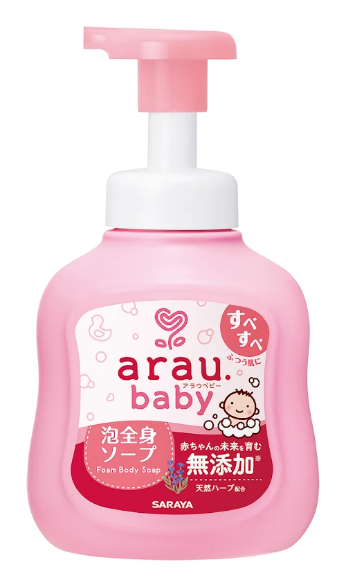 Bọt tắm gội thảo mộc Arau Baby chai 450ml