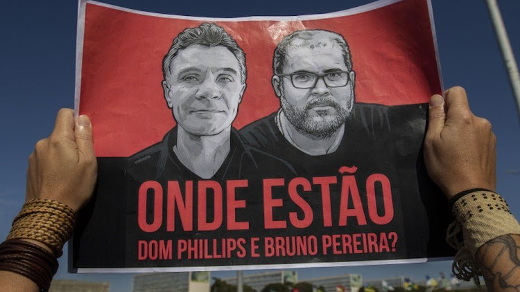 British journalist Dom Phillips and indigenous expert Bruno Pereira have been missing since 5 June