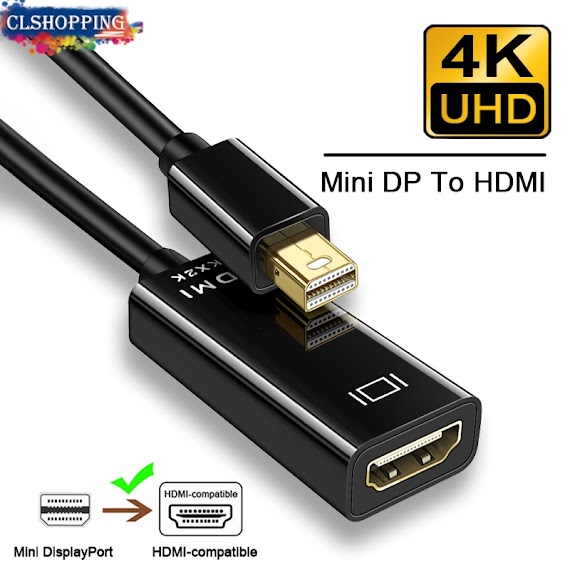 Dây Cáp Chuyển Đổi Mini Displayport Sang Hdmi 4K Cho Laptop Táo