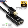 Dây Cáp Chuyển Đổi Mini Displayport Sang Hdmi 4K Cho Laptop Táo