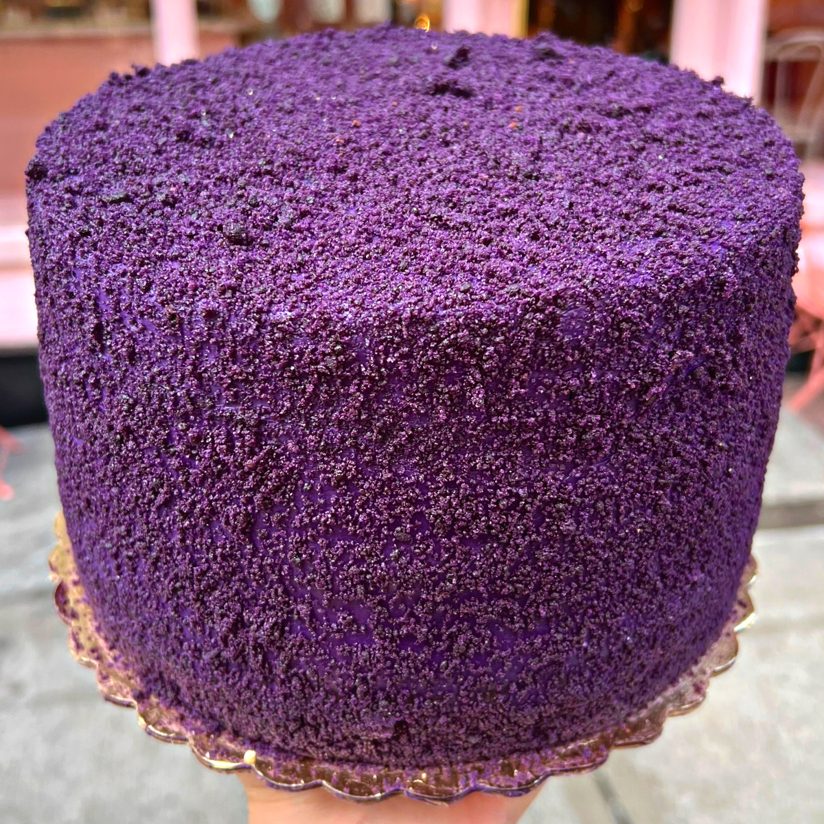 Gluten Free Ube Velvet Cake! Available for Nationwide Shipping, Local Delivery or In Store Pick Up!