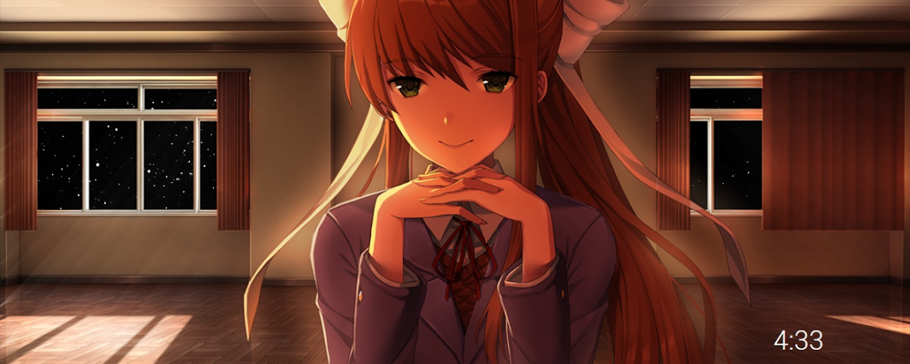 Just Monika Screen Saver : DDLC Preview image 2