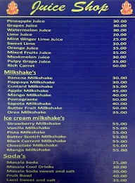 Juice Shop menu 2