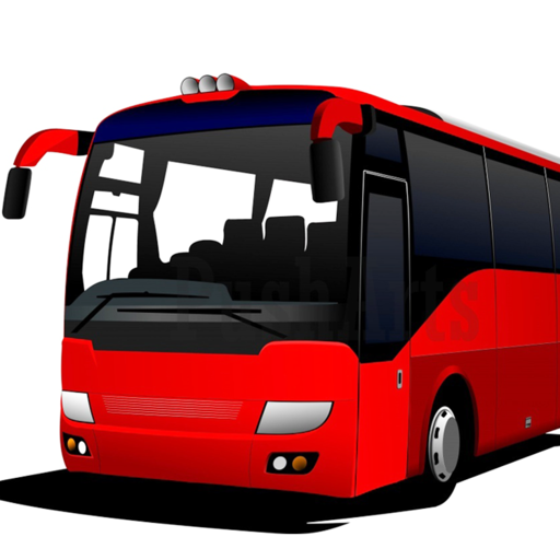 Parking bus de vitesse 3D icon