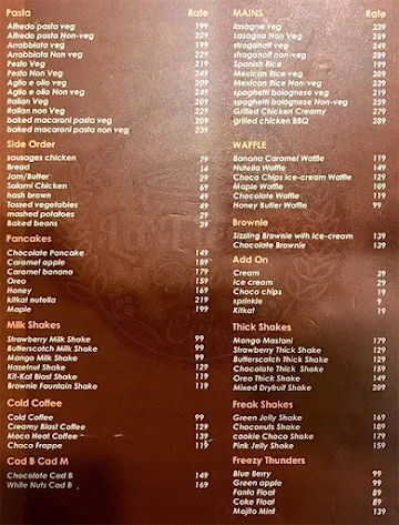 La Tierra Bistro and Cafe menu 