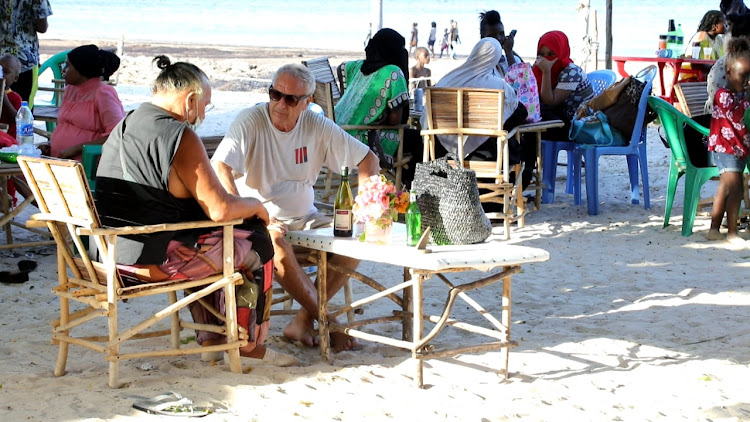 Tourists celebrate Easter in Malindi