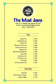 The Mad Java menu 1