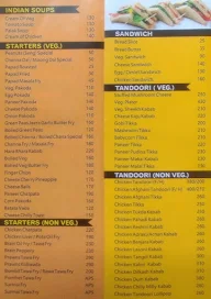 Moti's Restaurant & Bar menu 3