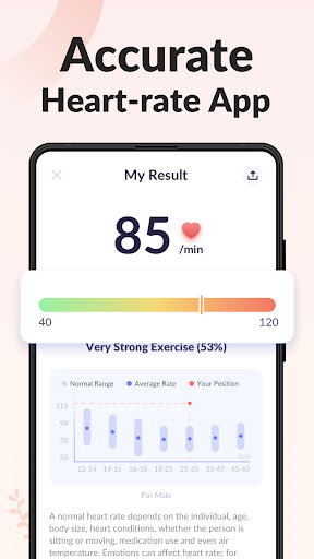 Screenshot Heart Rate Monitor: Pulse