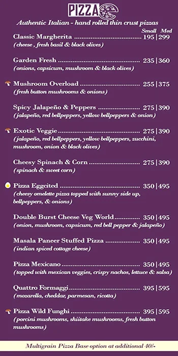 Bell Peppers Navi menu 